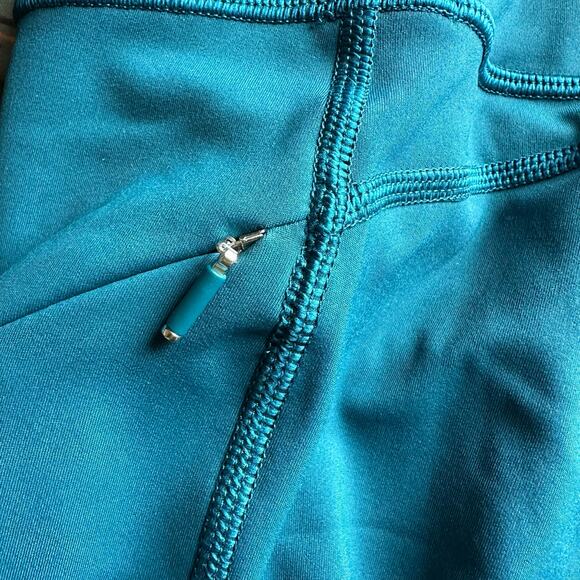 Athleta | Size S Dark Teal Contender 9" Compression Biker Shorts Running Biking - Picture 6 of 12